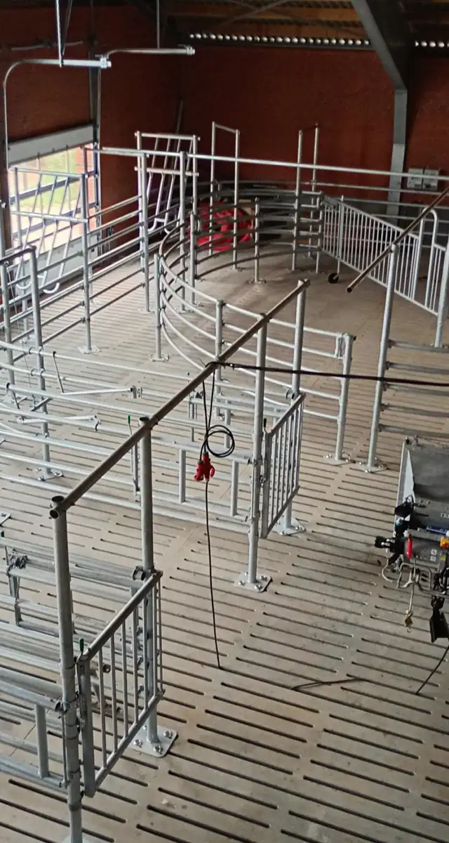 Ny kostald hos Frømajgård i Rødding