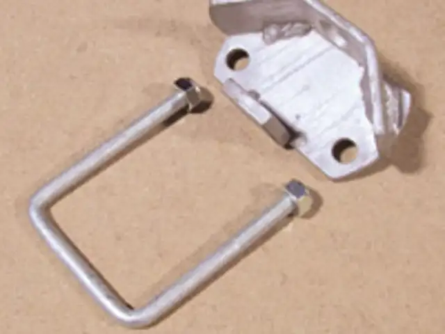 Klinkoverfald for fjederspyd til 70x70 stolpe