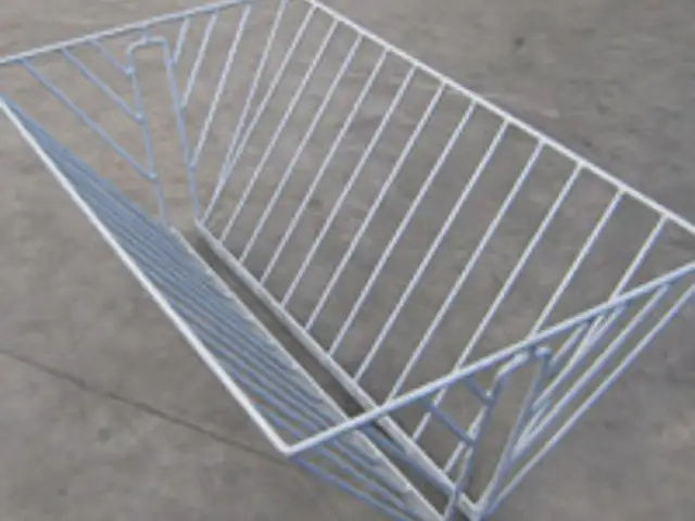 Dobbelt høhæk for montering på mellemgitter